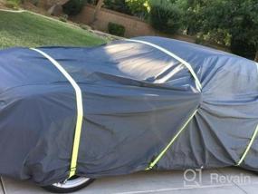img 5 attached to Kayme All Weather Waterproof Car Cover With Lock And Zipper For Ford, VW, Mazda Hatchbacks (Up To 177 Inch)