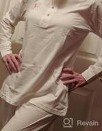 img 1 attached to Stay Warm And Comfy With Keyocean Women'S Cotton Pajama Sets For Fall/Winter Nights review by Christina Brown