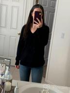 img 1 attached to Soft & Stylish Women'S Thermal V-Neck Sweater By Goodthreads review by Larry Cothran