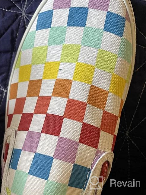 img 1 attached to 👦 Boys' Vans Classic Slip-On Checkerboard Shoes for Preschoolers review by Andy Kucrud