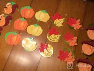 img 1 attached to 36PCS Thanksgiving Decorations Hanging Swirls With Cutouts, Pumpkin & Maple Leaves For Autumn Fall Party Indoor Ceiling Office Clearance review by Jessica Williams