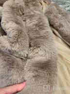 img 1 attached to Stay Cozy In Style: BerryGo Women'S Long Sleeve Fuzzy Faux Fur Coat review by Karen Lewis