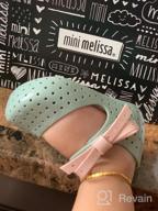 img 1 attached to Mini Melissa Furadinha Regular Girls' Shoes and Flats for Toddlers review by Eden Smith