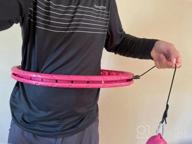 img 1 attached to Get Fit With Smart Weighted Hula Hoop For Adults - 24 Detachable Knots, Holahoops For Women, Effective Weight Loss Solution review by Justin Gomez