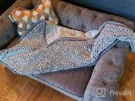img 1 attached to Stay Cozy And Comfortable With EMME Fuzzy Fleece Warm Blanket - Ultra Soft And Reversible, Lavender Twin Size Blanket For Couch And Sofa review by Darren Pham