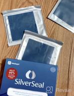 img 1 attached to Hydrogel Wound Dressing With X-Static Silver For Burns, Cuts And Injuries - SilverSeal Soothing And Protective Pads, Sterile 2" X 3", Pack Of 6 review by Joseph Campbell