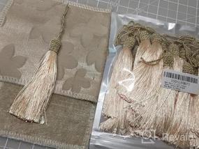 img 6 attached to Champagne-Colored Bookmarker Tassels With 2-Inch Cord Loop And Small Chinese Knot - Set Of 20 Silky Floss Tassels For DIY Crafts, Souvenirs, And Jewelry Making - 6 Inches In Length