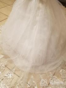 img 6 attached to Elegant Abaowedding Flower Girl Dresses For First Communion, Pageants & Ball Gowns - Lace Sequin Design