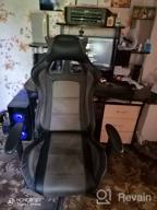 img 2 attached to Gaming chair Brabix GT Racer GM-100, upholstery: textile, color: black/blue review by Aneta Maecka ᠌