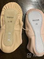 img 1 attached to Bloch Bunnyhop Leather Ballet Slipper Girls' Shoes for Athletic review by Eric Jackson