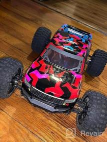 img 7 attached to HAIBOXING 1:12 Scale RC Monster Truck - 38 Km/H Speed, 4WD Electric Powered Remote Control Car For Kids & Adults (40+ Min Playtime)