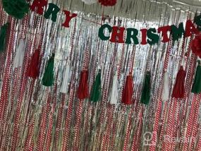img 5 attached to Foil Fringe-Backdrop-12FTX8FT-Silver Tinsel Metallic Fringe Curtains Shinny Party Accessory(Pack Of 4) (Silver)