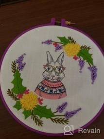 img 2 attached to Complete Embroidery Starter Kit With Pattern: Includes Cloth, Hoop, Threads, And Tools - Perfect For Beginners And DIY Stitch Enthusiasts