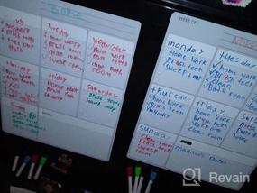 img 5 attached to Efficient Planning Made Easy With Smart Magnetic White Board Organizer For Your Office Or Refrigerator!