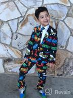 img 1 attached to 🎉 OppoSuits Boys Badaboom Party Suit: Trendy Boys' Clothing for Parties and Celebrations review by Jim Cronin