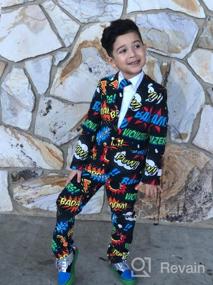 img 5 attached to 🎉 OppoSuits Boys Badaboom Party Suit: Trendy Boys' Clothing for Parties and Celebrations