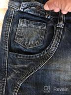 img 1 attached to Men'S Cargo Denim Biker Shorts With Zipper Details From Idopy review by Brian Messerly