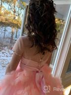 img 1 attached to Carat Girls' Clothing: Stunning V-Back Tulle Gowns review by Greg Moore