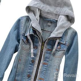 img 6 attached to 🧥 LISUEYNE Boys' Ripped Jacket Outwear: Stylish Cotton Clothing for Coats & Jackets