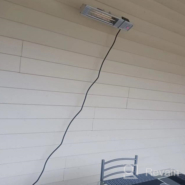 img 1 attached to 1500W Electric Patio Heater With Remote Control, LCD Display, 24H Timer - Fast & Quiet For Large Room/Garage review by Nathan Pintac