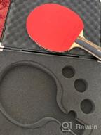 img 1 attached to Protective STIGA Ping Pong Paddle Case With Soft Padding And Aluminum Shell - Holds One Table Tennis Racquet And Three Balls review by Loud Forrest