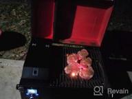 img 1 attached to ASMOKE AS350 Portable Wood Pellet Grill & Smoker, Superheated Steam Technology, 8-In-1 Cooking Versatility, 256 Sq In Navy Blue review by Dave Neal