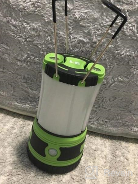 img 1 attached to Rechargeable/Battery-Powered 1000Lm LED Camping Lantern W/ Detachable Flashlight & 4 Modes - Perfect For Hiking, Emergency Preparedness & Fishing! review by David Angelboy