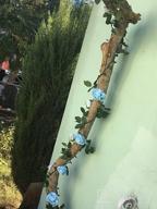 картинка 1 прикреплена к отзыву Украсьте свой дом и сад с помощью набора искусственного винограда из 3 розовых лоз в прекрасном синем цвете от U'Artlines. от Joe Mix