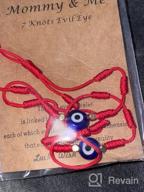 img 1 attached to PPJew 7 Knot Evil Eye Bracelet Red String - Ultimate Protection 🧿 Bracelet Set for Women, Girls and Boys – Mommy and Me Matching Bracelets review by Robert Robertson