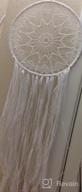 img 1 attached to Add A Boho Touch To Your Bedroom With CHICIEVE'S White Dream Catcher - 10.2" Width X 33.8" Length review by Kimberly Bourque