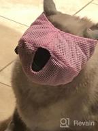 img 1 attached to Breathable Mesh Cat Muzzle - Stop Biting And Chewing With Anti Bite Anti Meow Design (Large Blue) review by Leon Yulharmanto