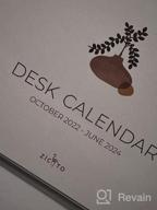 img 1 attached to 2023 Small Desk Calendar With Stickers - 6" X 8" Flip Desktop Organizer - Runs Until June 2024 review by Ricardo Stewart