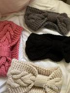 img 1 attached to Stay Warm And Stylish With Chalier'S Cable Crochet Turban Headbands - Perfect For Women This Winter review by Eric Smalley