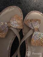 img 1 attached to Summer Sandals For Women: Flat Jelly Bow Flip-Flops With Rivets For Beach, Rain, Dressy And Cute Looks review by Dawn Bunger