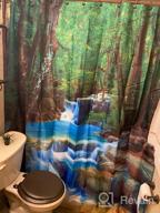 img 1 attached to Beddinginn Colorful Trees Of Life Shower Curtain Fabric，Heavy Duty, Waterproof Shower Curtains Modern For Bathroom Decor With 12Pcs Hooks(Tree Of Life，72*84 Inches) review by Matt Crawford