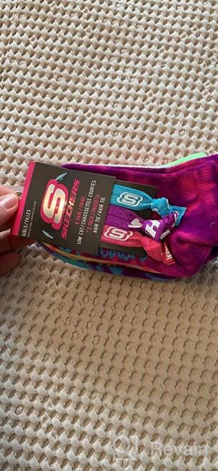 img 1 attached to 🧦 Skechers Girls' 6 Pack Low Cut Socks + 3 Pack Hair Ties: Stylish Footwear and Hair Accessories Combo review by Chris Wagner