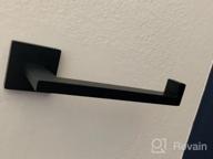 img 1 attached to Upgrade Your Bathroom With VELIMAX Premium SUS304 Stainless Steel Toilet Paper Holder - Wall Mounted And Stylishly Brushed For Easy Use review by James Cross