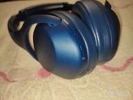 img 2 attached to 💙 Wireless Bluetooth Over-the-Ear Headset - Sony WHXB900N Noise Cancelling Headphones in Blue (Amazon Exclusive) review by Bao Thyy ᠌