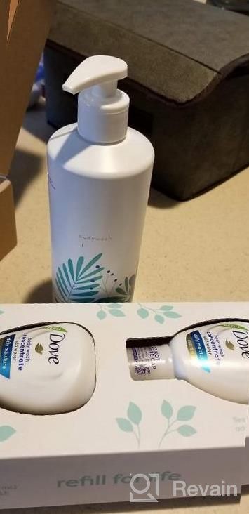 img 1 attached to Dove Body Wash Concentrate Refills (X2) & Recyclable Aluminum For Instantly Soft Skin Reusable Bottle Starter Kit For Lasting Skincare Nourishment 4 FL OZ (Makes 16 Fl Oz) review by Ruby Moya