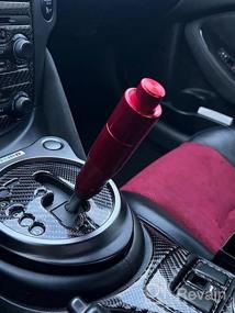 img 8 attached to Silver Automatic Shift Knob - Aluminum Alloy Shifter Lever Handle Fits Most Auto Transmissions | Lunsom