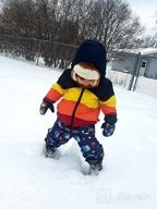 img 1 attached to Waterproof Cozy-Dry Rain/Snow Pants for 💧 Kids by JAN & JUL, with Fleece Lining review by Brian Fishel