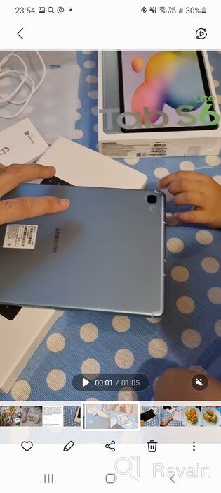 img 2 attached to Samsung Galaxy Tab tablet S6 Lite 10.4 SM-P615 (2020), 4 GB/64 GB, Wi-Fi Cellular, with stylus, blue review by Ada Nadolna ᠌