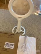 img 1 attached to KAIWEETS Handheld Magnifying Glass With 16 LED Lights And Stand, Weighing Only 145G, Rechargeable With 3 Brightness Modes For Close Work, Reading, Inspection, Coins, Jewelry, And Exploring review by Daniel Evans