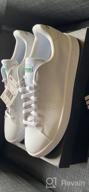 img 1 attached to 🎾 Adidas Advantage Tennis Shoes: Classic White with a Pop of Green review by Damon Atonyo