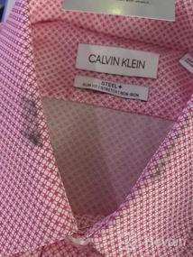 img 4 attached to 👔 Men's Clothing and Shirts: Calvin Klein Burgundy 3/5 Sleeve Option