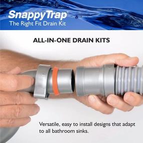 img 2 attached to Snappy Trap Universal Drain Kit For Bathroom Sinks