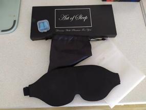 img 5 attached to Sleep mask for women, men flesh 3D Art of Sleep, Premium Collection. In a gift box!