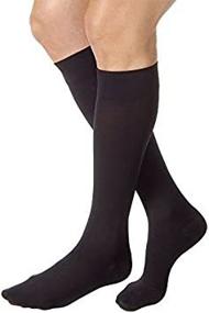 img 1 attached to JOBST Relief 30-40 MmHg Compression Socks, Knee High With Closed Toe In Black, Petite X-Large Size For Effective Support