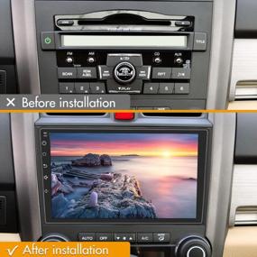 img 3 attached to AWESAFE Honda CRV 2007-2011 Автомагнитола, стереосистема, головное устройство с сенсорным экраном, проводной Carplay, Android Auto, GPS-навигация, Bluetooth, WiFi и 2G RAM 32G ROM