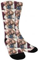 custom face socks with text personalized for men and women - funny, unique gift idea logo